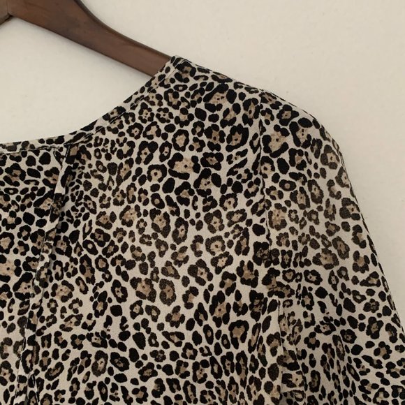 Como Black Crop Top Animal Print Top - Picture 6 of 13